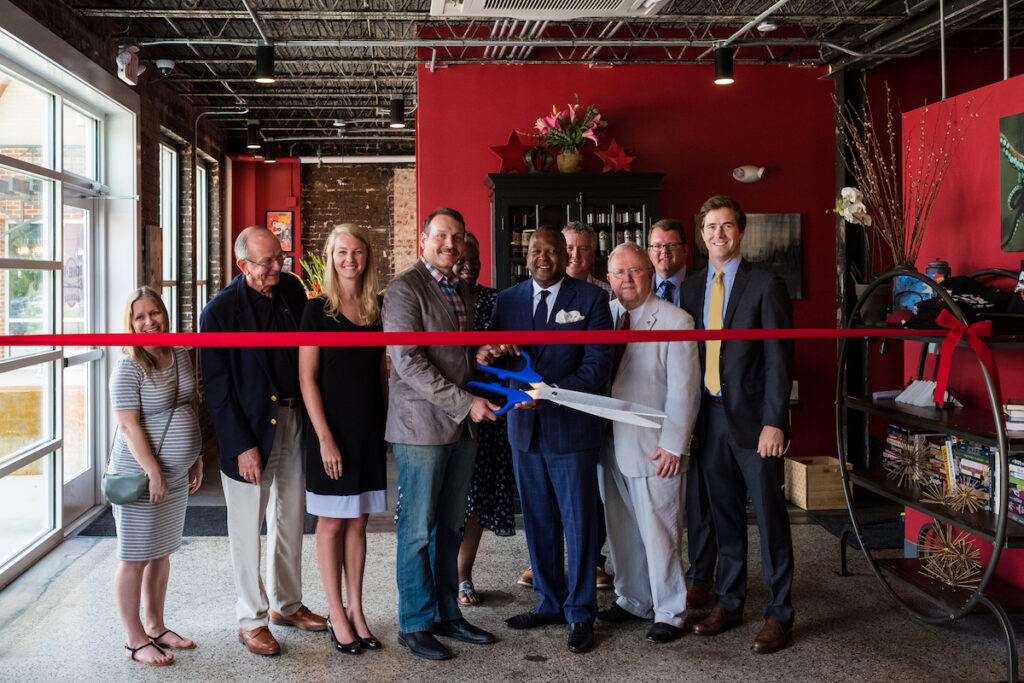 Ribbon Cutting-Bone-In Barbeque-July 30 2018-photos by Forrest Clonts-1 1200px
