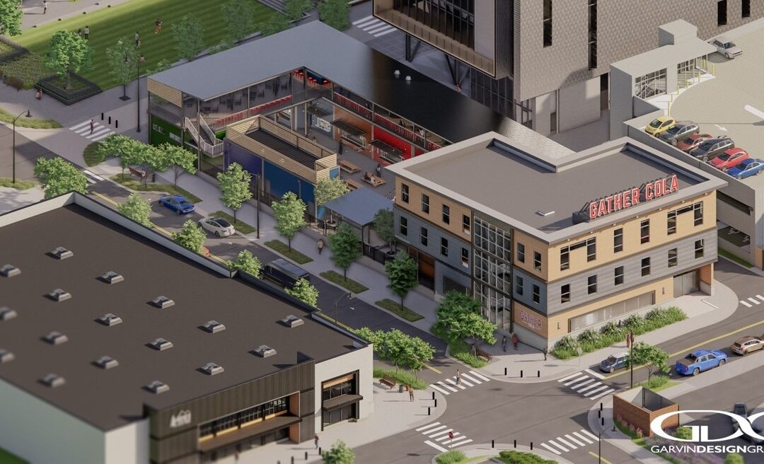 GATHER COLA, an Open-Air Food Hall, is Planned for the BullStreet District